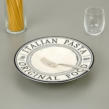 Kitchen İtalian Makarna Tabağı - Beyaz - 27 Cm Renkli