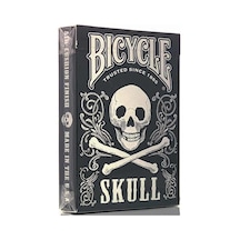 Bicycle Skull Metallic Silver Oyun İskambil Kartı