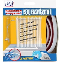 Duş, Kapı Eşiği, Mutfak Tezgahı Etrafı Su Kesici Bariyer - 2 Metr