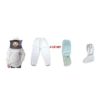 4lü Set Normal Maske,pantolon,eldiven, Arıcı Çorabı