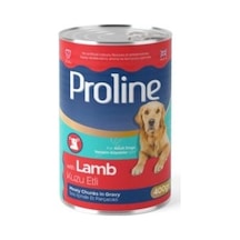 Proline Sos İçinde Et Parçacıklı Kuzu Etli Yetişkin Konserve Köpek Maması 400 Gr