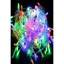 100 Ledli 8 Fonksiyonlu Karışık Renkli Led Dekor Lambası Karışık