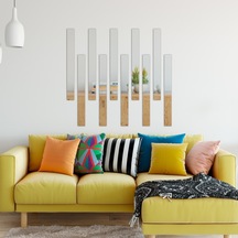 Akrilik Dekoratif Duvar Aynası 5*50 Cm Şeffaf