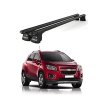 Trio-ı Chevrolet Trax 2013 Ve Sonrası Uyumlu Siyah Kilitli Ara Atkı 120cm Port Bagaj Tavan Barı