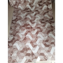Aslan Home Krem Kaliteli Yıkanabilir Kaymaz Taban Dört Mevsimlik Salon, Banyo, Balkon, Genç Odası Kesme Yolluk Krem