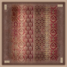 La Boutique 2486-01 Sura İpek 90x90 Karışık