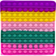 Popit Kare Pop İt Stres Oyuncağı 20x20 Cm 1 Adet