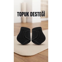 2'li Silikon Topuk Destekli Ortopedik Çorap - Ağrı Azaltan Ayak Bakım