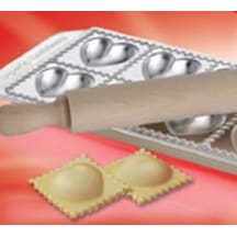 Ravioli & Mantı Tepsisi Kalp 12'Li Gümüş