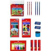 Faber Castell Kuruboya. Pastel Boya. Suluboya. Keçeli Kalem Okul