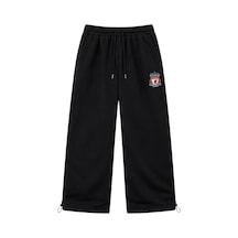 Zaee Liverpool Premium Baggy Ayarlanabilir Paça Eşofman Altı Siyah