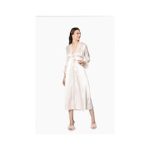 Pierre Cardin Saten Gecelik Sabahlık Pijama Takım Şort Takım 6'lı Gelin Çeyiz Seti - 6025 001