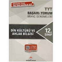 Bahçeşehir Yayınları 12. Sınıf Tyt Din Kültürü Ve Ahlak Bilgisi Başarı - Yorum Branş Denemeleri