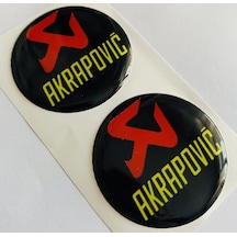 Akrapoviç Damla Etiket Sticker 5x5cm 2'li