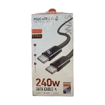 Megatech Mt-240t Hasır Type-c To Type-c Data Kablosu Kdo