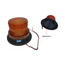 Tepe Lambası Mıknatıslı Flaş Çakarlı 8-110 Volt