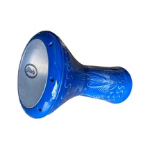 Marla Çömlek Darbuka Erzincan İşlemeli Mavi