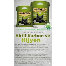 Aktif Karbonlu Kedi Kumu 10l - Topaklanan Tozsuz İnce Bentonit, Koku Hapseden Aktif Karbon Gran