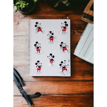 17x24 Cm 72 Sayfa Çizgili Sert Kapak Mickey Mouse Telli Defter İvory Renk 70 Gr Kağıt Çok Renkli 17x24 Cm 72 Sayfa Çizgili Sert Kapak Mickey Mouse Telli Defter İvory Renk 70 Gr Kağıt Çok Renkli