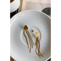 Soche Kadın Sallantılı Damla Küpe Altın