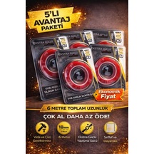 Vhb Akrilik Silikon Bant 18mm X 2 Metre Şeffaf Çift Taraflı Güçlü Yapıştırıcı Bant 5 Adet