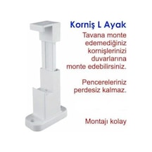 Korniş L Ayak 6 Adet
