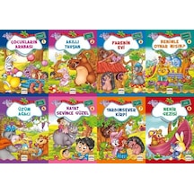 Neşeli Orman Hikayeler Dizisi-8 Kitap Takım Küçük Boy - Bestami Yazgan - Nar Çocuk