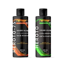 Netfer 2'li İnce Orta Pasta Set - 2x250 Ml
