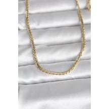 Cm 14k Gold Renk Yassı Model 60 Cm Kadın Kolye - Tj-bko10994 Çok renkli 48185398