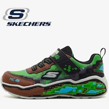 Skechers Megacraft 4k Mega Scene 402162n-brmt Ortopedik Çocuk Spor Ayakkabı Yeşil