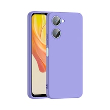 Vivo Y18 Kılıf Yumuşak Silikon Kamera Korumalı Lansman Celikaksesuar Lila