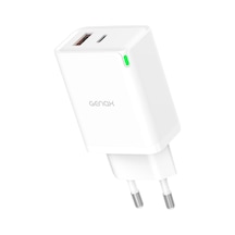 Samsung S25+/s24+/s23+/s25 Fe/tab S9+ İle Uyumlu 45w Pd Şarj Adaptörü, Usb-c Ve Usb-a, Beyaz