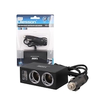 Olesson 1522 12-24v Tek Usb Girişli 120w 80cm Kablolu 2'li Araç Çakmak Çoklayıcı
