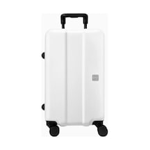 Oumos Container Trunk Small Polycarbonate Kabin Boy Valiz Bavul & Valiz Beyaz