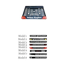 Kişiye Özel 1 Adet Takmatik Motor Plakalık