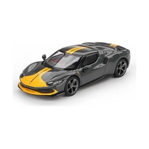 Mini Gt Bbrfer64007 1/64 Bbr Ferrari 296 Gtb Assetto Fiorano Grigio Scuro