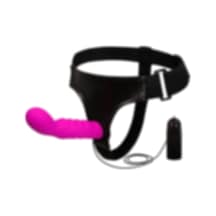 Lilitu Shop 15,5 Cm Belden Bağlamalı Içi Dolu Titreşimli Strapon Dildo