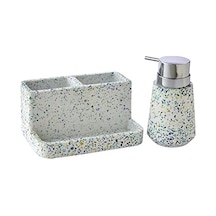 Benekli Terrazzo Losyon/sabun Dispenseri 12 Izgara