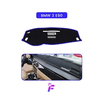 Bmw E90 2005-2013 Uyumlu Torpido Örtüsü Araca Özel Üretim Kolay Montaj Torpido Kılıf Ta11 Mavi
