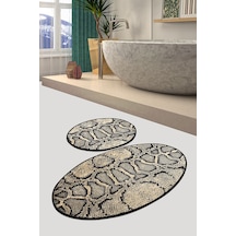 Snake Djt 2 Lı Set Banyo Halısı Paspas Seti (321169457) Çok Renkli