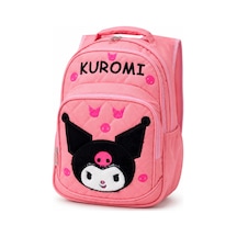Lilymoon Kız Çocuk Kuromi Peluş Kapitone Sırt Çantası Yavruağzı