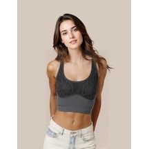 Crop Bluz &amp Body Çok Renkli