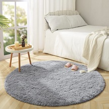Rovigo Home Yuvarlak Tüy Dökmez Tavşan Tüyü Post Halı Yv