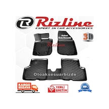 Dacia Duster 4X4 3D Paspas Havuzlu Siyah 2010-2017 Arası Rizline N11.29970