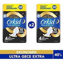 Ultra Gece Ekstra Hijyenik Ped 20 Adet 4 Boy 2 Adet