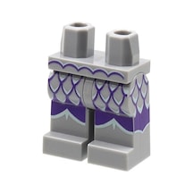 Minifigür Parçaları: Legs Decorated, Bacak, Ayak: 970c00pb1300