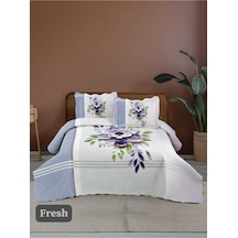 Çift Kişilik Kapitone Yatak Örtüsü, Klasik Desenli Model - Fresh 250 X 260cm Çok Renkli