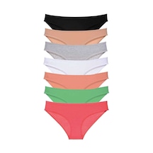7 Adet Süper Eko Set Likralı Kadın Slip Külot Set 7 Beden: Xl Standart