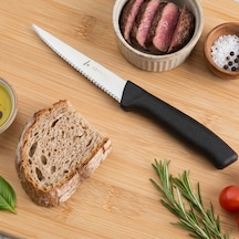 Aryıldız Rexa Tırtıklı Sebze Bıçak Siyah 10 Cm Renkli