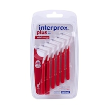 Interprox Plus Mini Conical 0.6mm Arayüz Fırçası 6 Adet KIRMIZI
